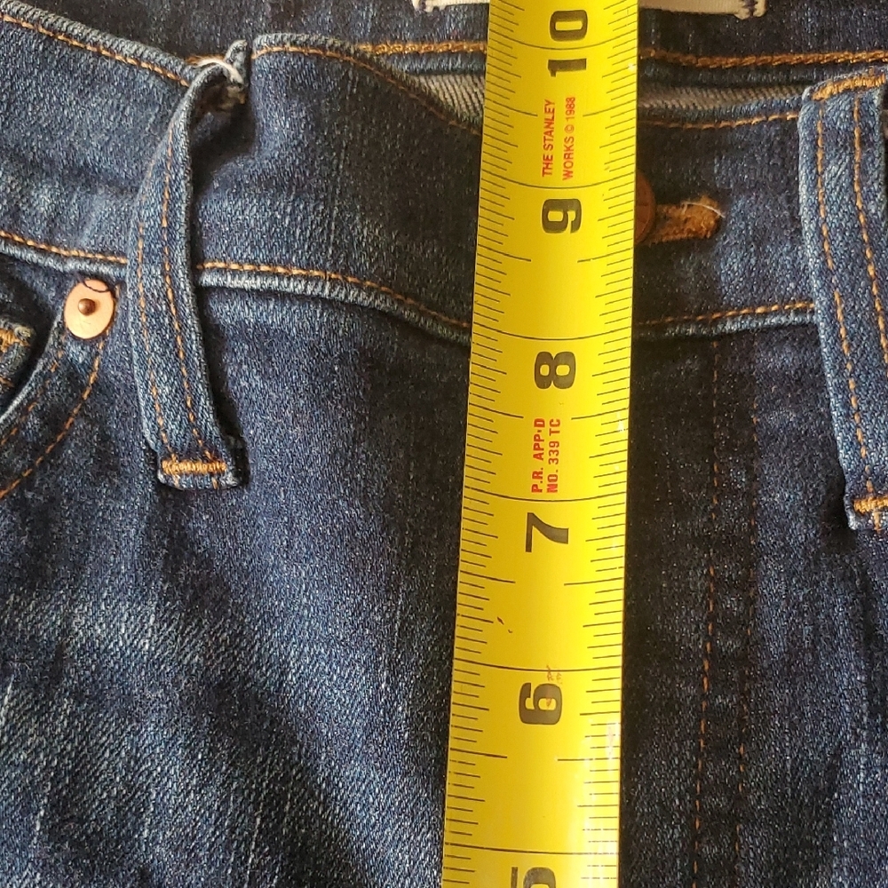 Madewell Slim  Classic Blue Straight Leg Jeans Size 26 - Picture 14 of 14